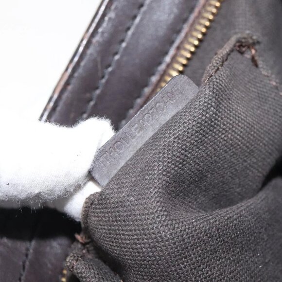 BURBERRY Nova Check Shoulder Bag PVC Beige Gold Auth 118306 - Picture 11 of 16